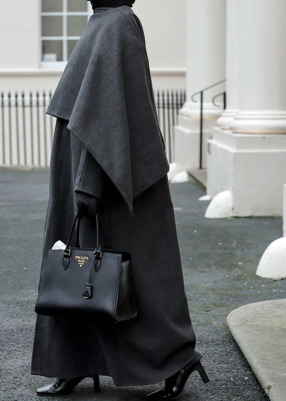 Charcoal Abaya Coat