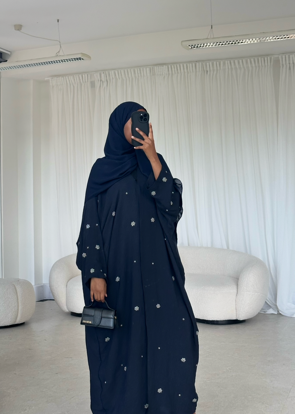 Dusk Linen Abaya
