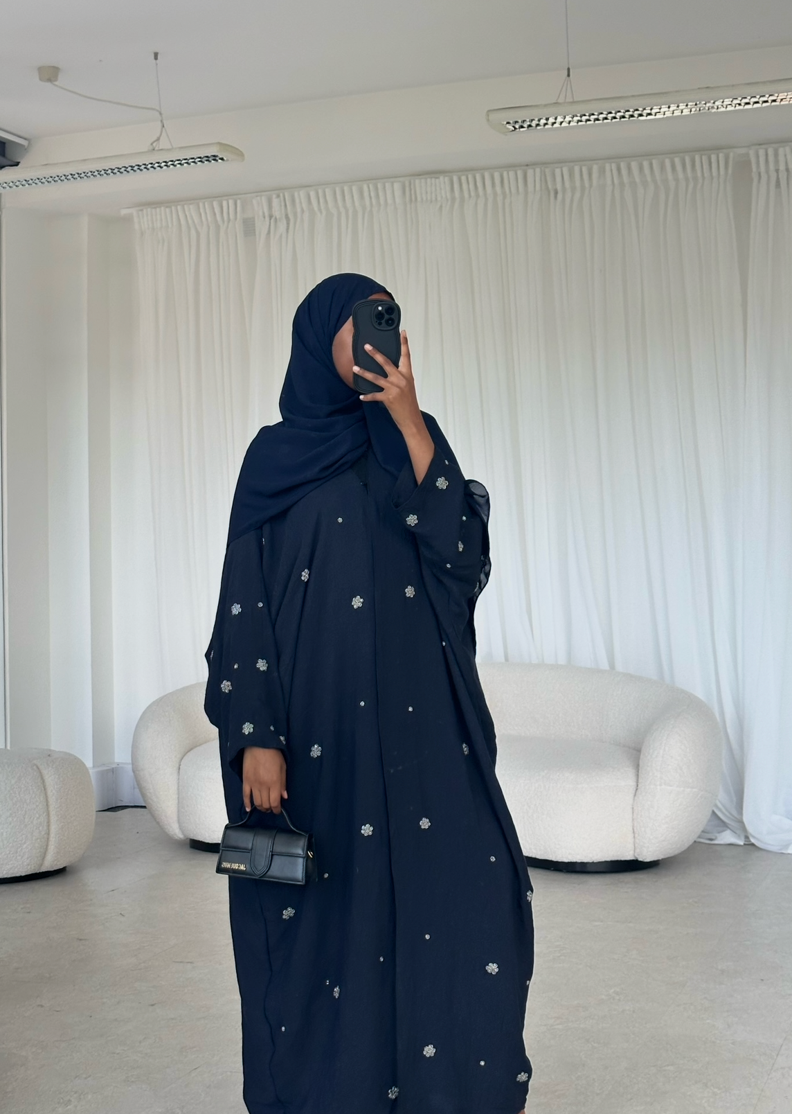 Dusk Linen Abaya