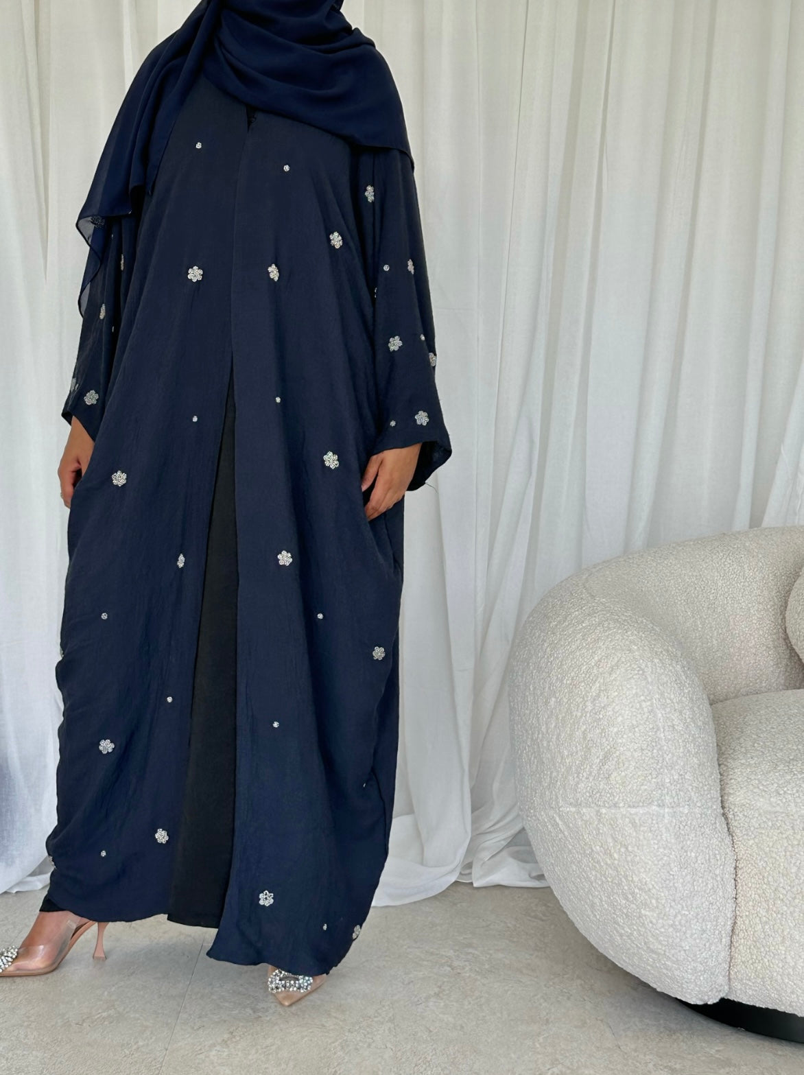 Dusk Linen Abaya